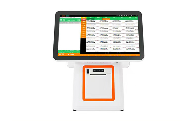 超市收银扫码一体机