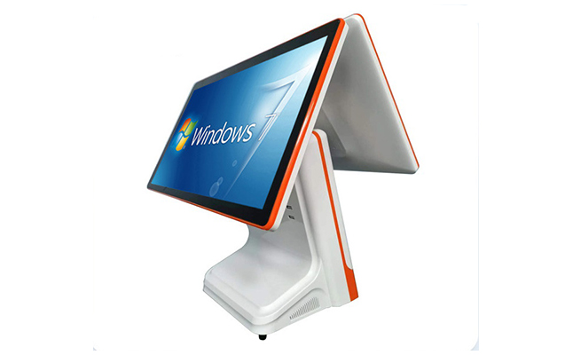 15.6吋双屏触摸屏超市餐饮奶茶服装一体机